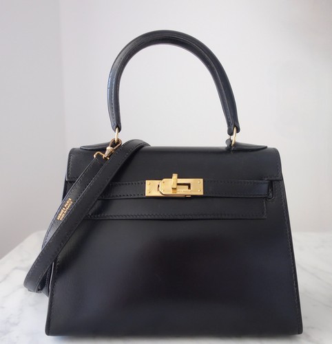 Sac mini kelly hermes noir - kelly, 20