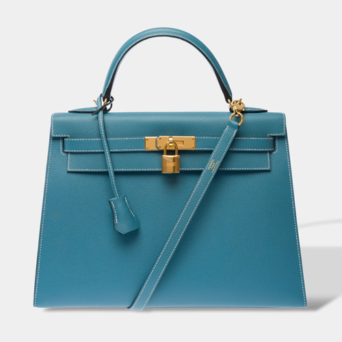 Sac hermes kelly - en, cuir