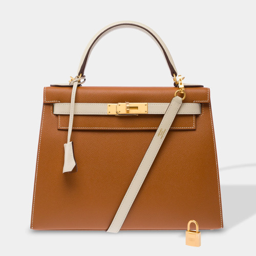 Sac hermes kelly cuir - 28, en